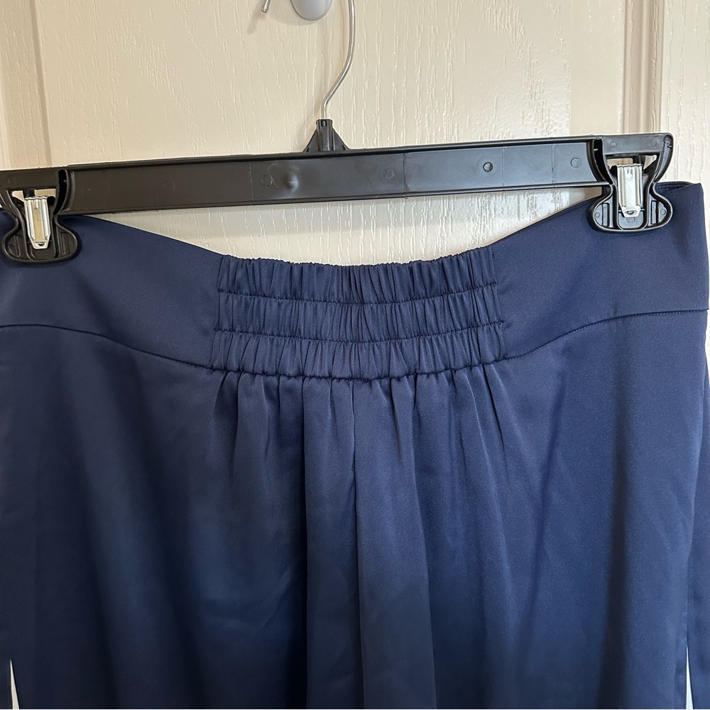Amazon the Drop Lucy Whims High Waist Contrast Trim Wide Leg Pants Size Large - Picture 7 of 9